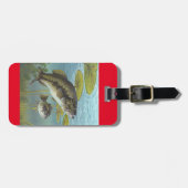Largemouth Bass ラゲッジタグ (正面横)