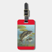 Largemouth Bass ラゲッジタグ (正面縦)