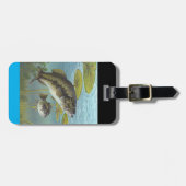 Largemouth Bass ラゲッジタグ (正面横)
