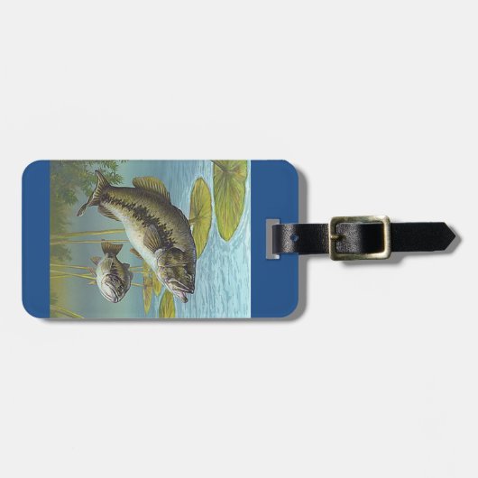 Largemouth Bass ラゲッジタグ (正面横)