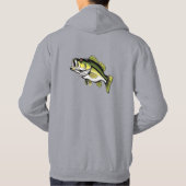 Largemouth bass Hoodie パーカ (裏面)