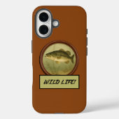 Largemouth Bass Saddlebrown iPhoneケース Case-Mate iPhoneケース (裏面)