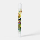 Largemouth Bass Serenity 310824AREF151 - Watercolo iPhoneケース (右側面)