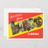 Largo, Florida Vintage Travelからの挨拶 ポストカード (正面/裏面)