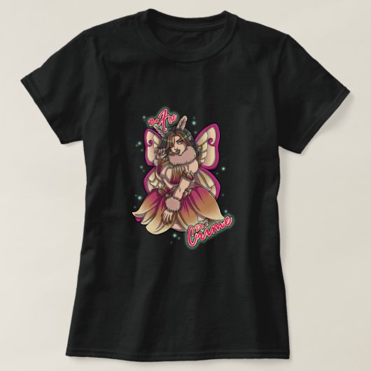 Laria Maplemeth：ビー妖精 Tシャツ (デザイン正面)