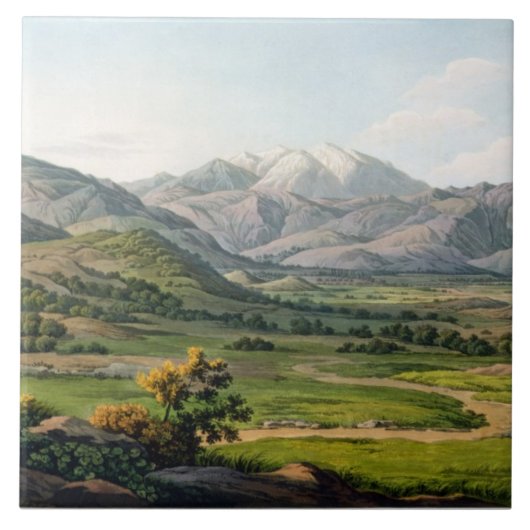 Larissaとババの間で見られるオリンポスの山、p タイル (正面)