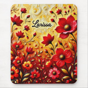 LARISSA ～赤い花～マウスパッド マウスパッド