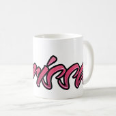 Larissa faded pink Tasse Teetasse Kaffeetasse コーヒーマグカップ (正面右)