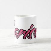 Larissa faded pink Tasse Teetasse Kaffeetasse コーヒーマグカップ (中央)