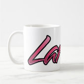 Larissa faded pink Tasse Teetasse Kaffeetasse コーヒーマグカップ (左)