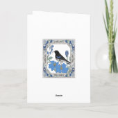 Lark Bunting And Colorado Blue Columbine  シーズンカード (裏面)