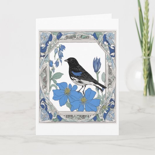 Lark Bunting And Colorado Blue Columbine  シーズンカード (正面)