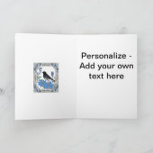 Lark Bunting And Colorado Blue Columbine  シーズンカード (内部)