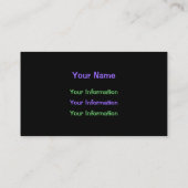 LARKSPURの名刺 名刺 (裏面)