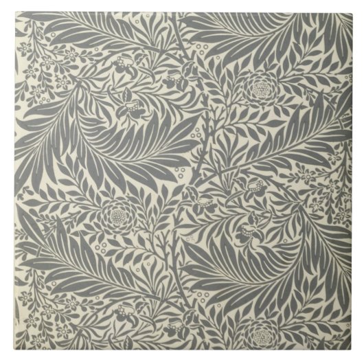 Larkspurの壁紙のデザイン1872年 タイル (正面)