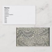 Larkspurの壁紙のデザイン1872年 名刺 (正面/裏面)