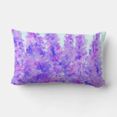 Larkspur Floral Throw Pillow ランバークッション (裏面)