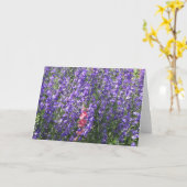 Larkspurs カード (黄色い花)