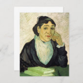 L'Arlesienne （マダム・ギヌー）by Vincent van ゴッホ (正面/裏面)