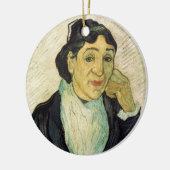 L'Arlesienne (マダム・ギヌー)by Vincent van ゴッホ セラミックオーナメント (左)