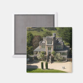 Larnach Castle, Dunedin，ニュージーランド – 空中 マグネット (正面/裏面)