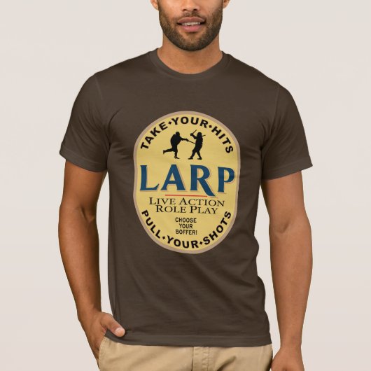 Larpのラベルのワイシャツ Tシャツ (正面)