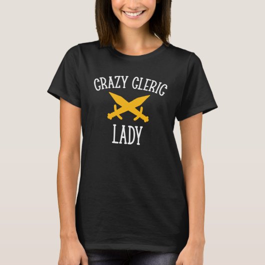 LARP Crazy Cleric Lady Tシャツ (正面)