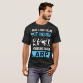 Larp Larping RPG Roleplay Roleplaying Role 遊's Tシャツ (正面フル)