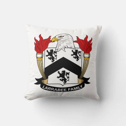 Larrabeeの家紋 クッション (正面)