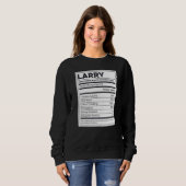 Larry栄養情報問題解決懸命W スウェットシャツ (正面フル)