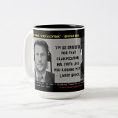 Larry Brock Vs Kristian Firth by RoseWrites Mug ツートーンマグカップ (正面左)