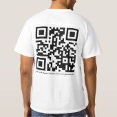 Larry Hankin That Guy QRコードTシャツ Tシャツ (裏面)