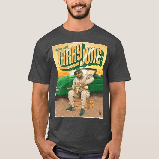 Larry June レトロ Tシャツ (正面)