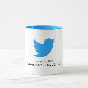 Larry the Bird Twitterの引退 マグカップ