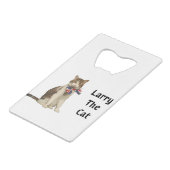 Larry The Cat(英国) クレジットカード栓抜き (正面アングル)