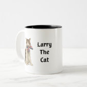 Larry The Cat（英国） ツートーンマグカップ (正面左)