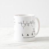Larsのペプチッド名前のマグ コーヒーマグカップ (正面右)