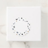 Lars紙吹雪水色ドットメッセージカード フェイバータグ (インサイチュ)