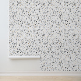Lars紙吹雪水色ドット 壁紙