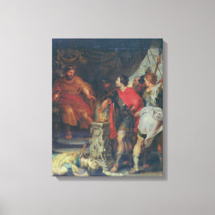 Lars Porsena、c.1618-20の前のMucius Scaevola キャンバスプリント