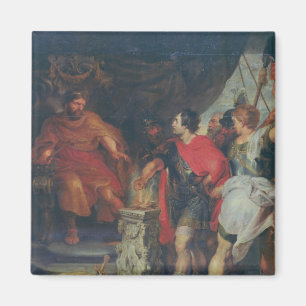 Lars Porsena、c.1618-20の前のMucius Scaevola マグネット