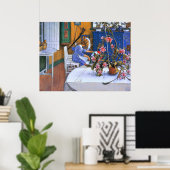 Larsson -インテリアとサボテン ポスター (ホームオフィス)