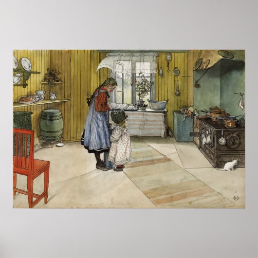 Larsson – キッチン（自宅から） ポスター (正面)