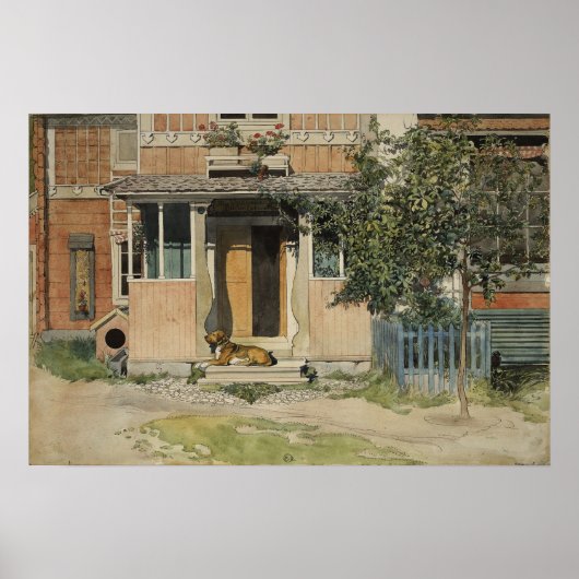 Larsson – ベランダ（自宅から） ポスター (正面)