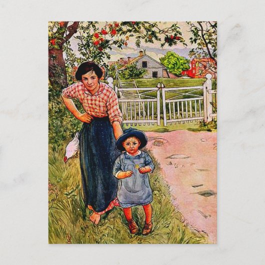 Larsson – 素敵な"どのようにあなたの叔父に"と言う ポストカード (正面)