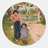 Larsson – 素敵な"どのようにあなたの叔父に"と言う ラウンドシール (正面)