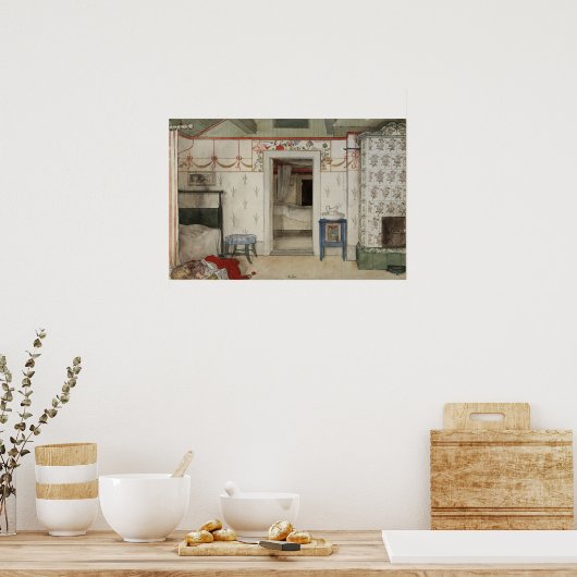 Larsson - Brita's Foty Winks (From A Home) ポスター (キッチン)