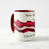 L'Art de France Aesthetic French マグカップ (正面左)