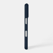 L'art de la Simplicité ネイビーiPhoneケース iPhone 16ケース (右側面)