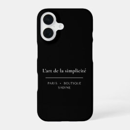 L'art de la Simplicité iPhoneケース | ミニマリスト iPhone 16ケース